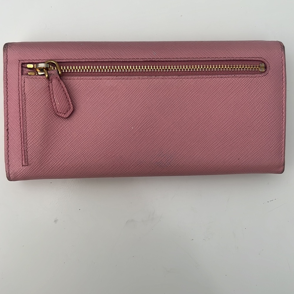 Authentic Prada Wallet with Gold Branding - Picture 5 of 7